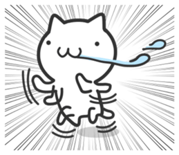 Cat moves, and I think it's seen. sticker #8550807