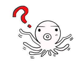 Mr.octopus bee2. sticker #8551049