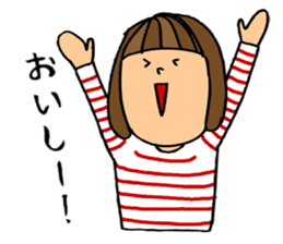 Beer loves girl sticker #8551081