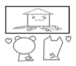 A pretty sticker of an animal. sticker #8551810