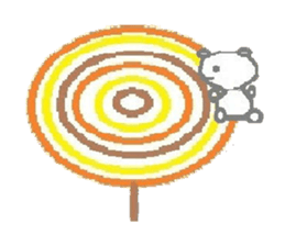 A pretty sticker of an animal. sticker #8551813