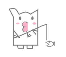 A pretty sticker of an animal. sticker #8551817