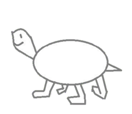 A pretty sticker of an animal. sticker #8551819