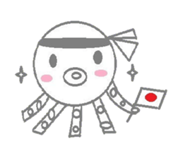 A pretty sticker of an animal. sticker #8551823