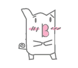 A pretty sticker of an animal. sticker #8551825