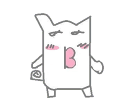 A pretty sticker of an animal. sticker #8551828