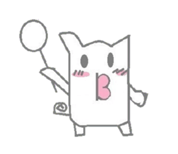 A pretty sticker of an animal. sticker #8551832