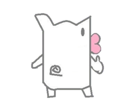 A pretty sticker of an animal. sticker #8551833