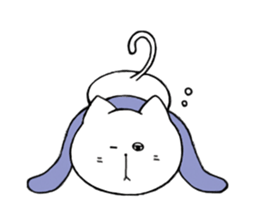 loose cat K sticker #8552010