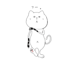 loose cat K sticker #8552014