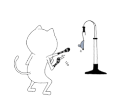 loose cat K sticker #8552020