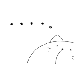 loose cat K sticker #8552030