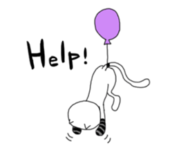 loose cat K sticker #8552033