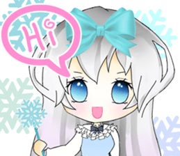 Winter Snow Queen :Fairy Tale Collection sticker #8553810