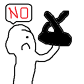 White eyes baby sticker #8553947