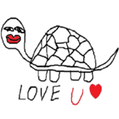 White eyes baby sticker #8553952