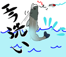 seabass fishing Sticker sticker #8554225