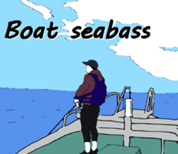 seabass fishing Sticker sticker #8554230