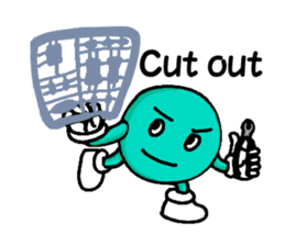 Plastic model fan sticker sticker #8555277