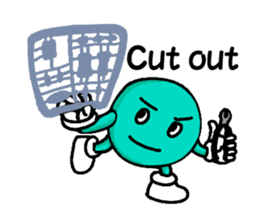 Plastic model fan sticker sticker #8555277