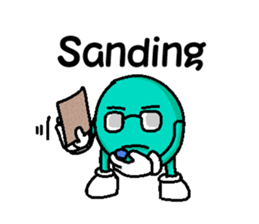 Plastic model fan sticker sticker #8555278