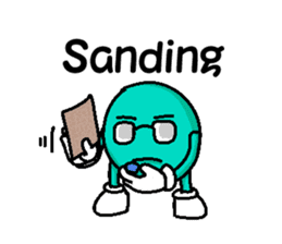 Plastic model fan sticker sticker #8555278