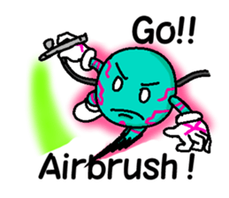 Plastic model fan sticker sticker #8555282