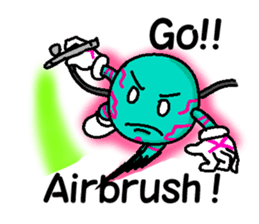 Plastic model fan sticker sticker #8555282