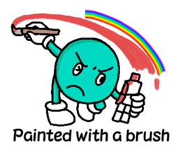 Plastic model fan sticker sticker #8555284