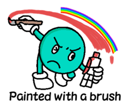 Plastic model fan sticker sticker #8555284