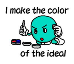 Plastic model fan sticker sticker #8555285