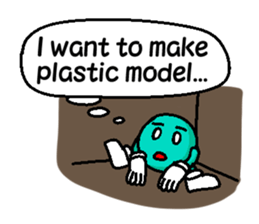 Plastic model fan sticker sticker #8555303