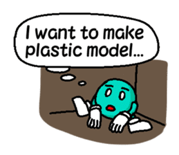 Plastic model fan sticker sticker #8555303