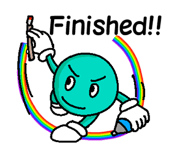 Plastic model fan sticker sticker #8555311