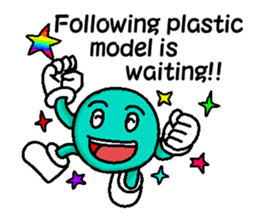 Plastic model fan sticker sticker #8555313