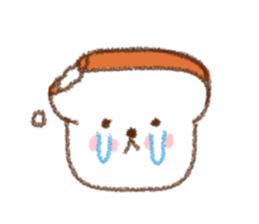 warm puppy bread. sticker #8555490