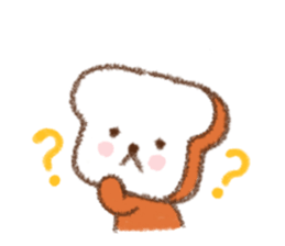 warm puppy bread. sticker #8555503