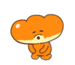 warm puppy bread. sticker #8555510