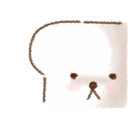 warm puppy bread. sticker #8555513