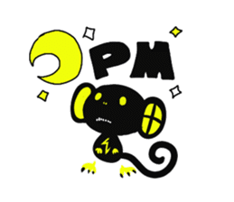 Shadow monkey light up! sticker #8555846