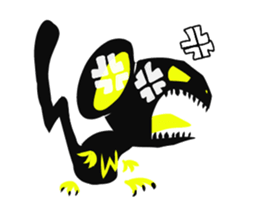 Shadow monkey light up! sticker #8555852