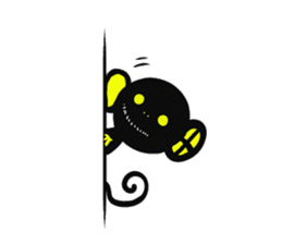 Shadow monkey light up! sticker #8555864