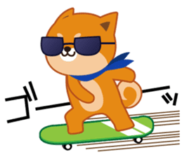 Shiba dog "MUSASHI" 5 sticker #8556119