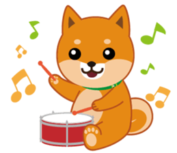 Shiba dog "MUSASHI" 5 sticker #8556130