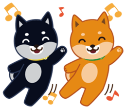 Shiba dog "MUSASHI" 5 sticker #8556132