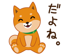 Shiba dog "MUSASHI" 5 sticker #8556139