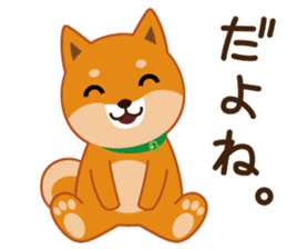 Shiba dog "MUSASHI" 5 sticker #8556139