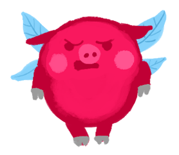 Pink Flying Pics Fun Set sticker #8556238