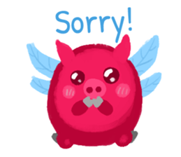 Pink Flying Pics Fun Set sticker #8556239