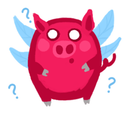 Pink Flying Pics Fun Set sticker #8556247